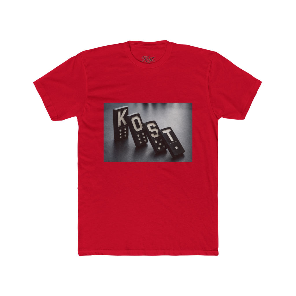 KOST Domino Graphic Tee — Retro Monochrome Dominoes Shirt