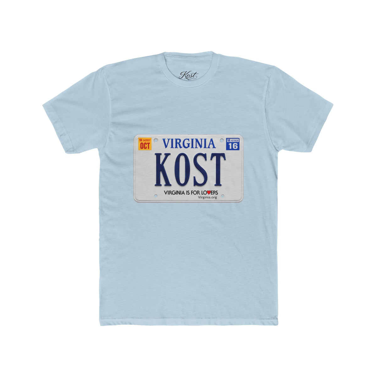 Virginia License Plate 'KOST' T-Shirt