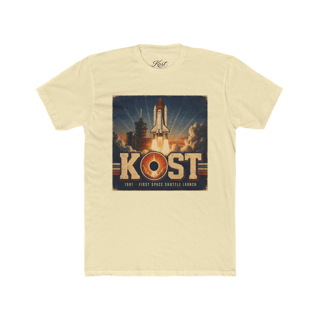 KOST Space Shuttle Retro Tee — Vintage Rocket Launch Graphic T-Shirt