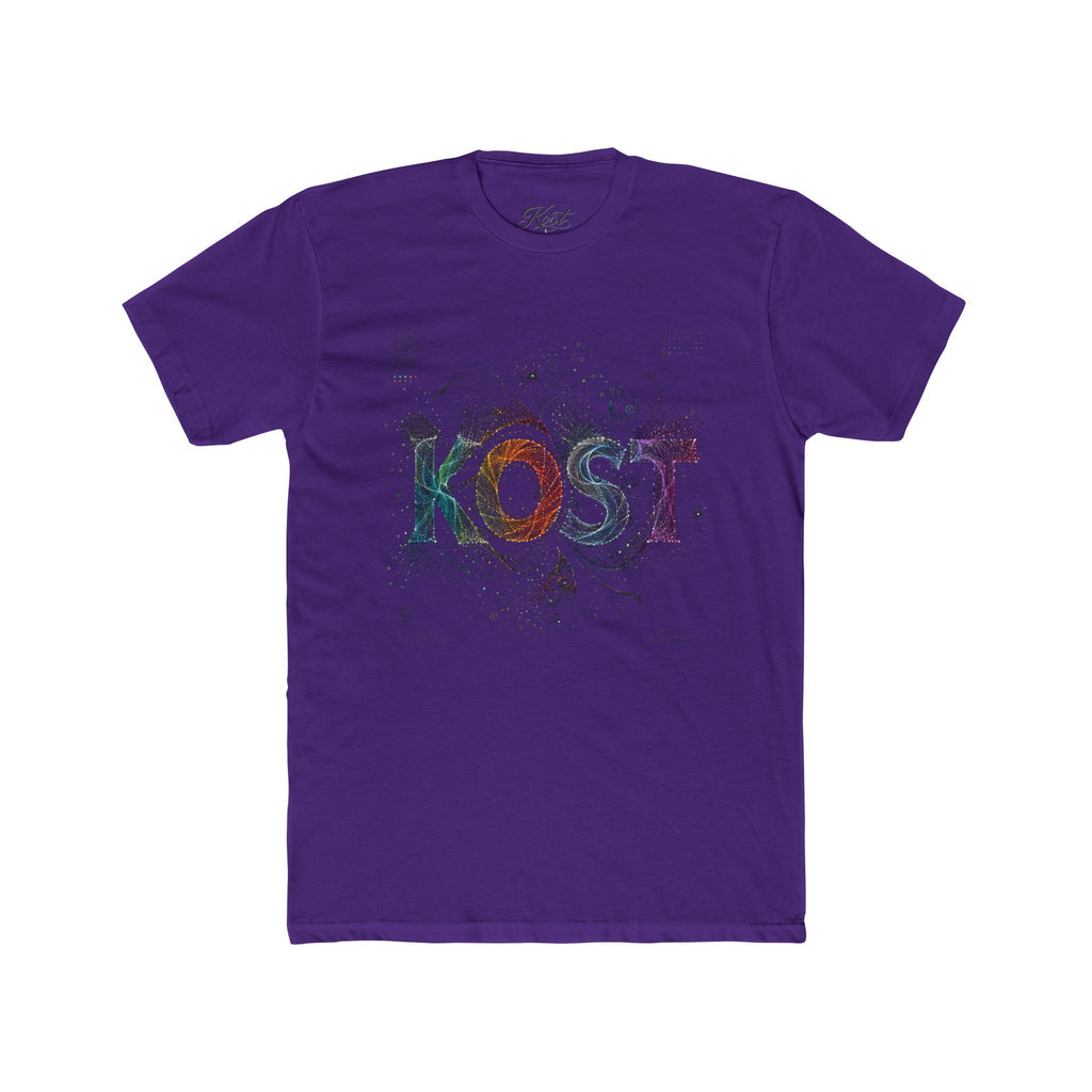 KOST Graphic Tee — Colorful Abstract Lettering Cotton T‑Shirt