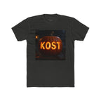 Pumpkin Carved 'KOST' Tee — Halloween Jack-O'-Lantern T-Shirt