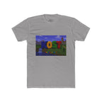KOST Minecraft-Style Graphic Tee — Colorful Block Letter Landscape Shirt