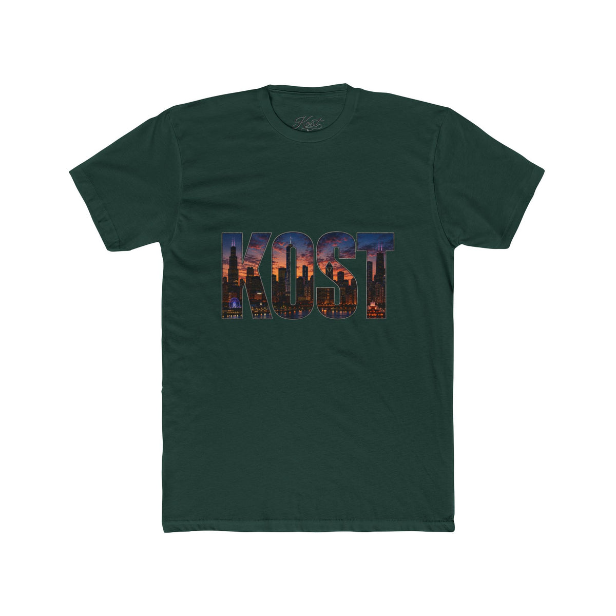 KOST City Skyline Tee — Urban Nightscape Graphic T-Shirt