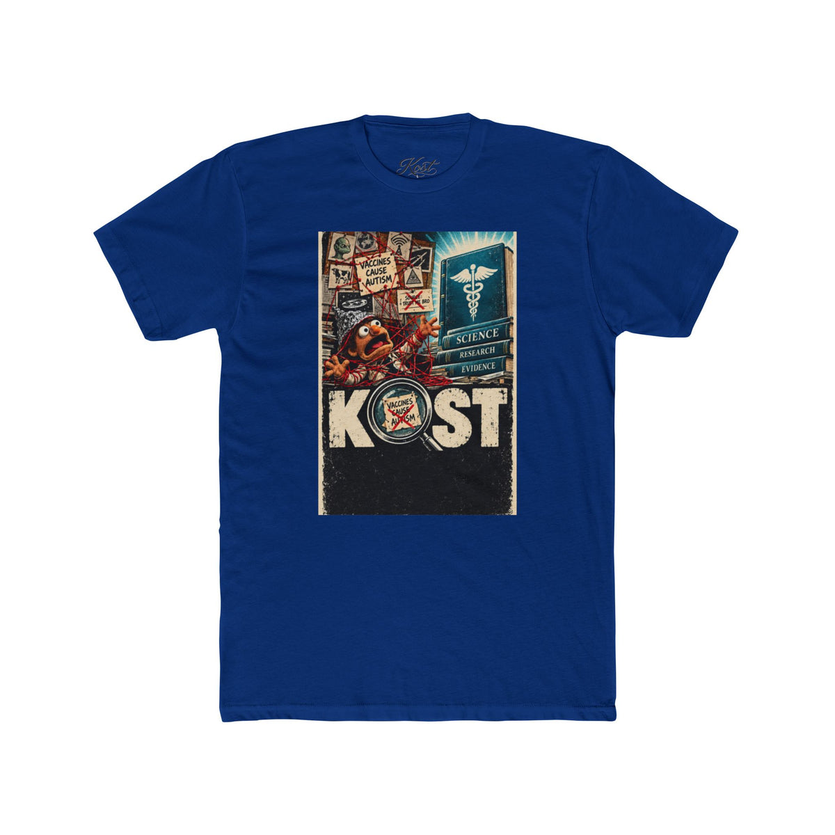 KOST Vintage Street Poster Tee — Retro Collage Graphic T-Shirt