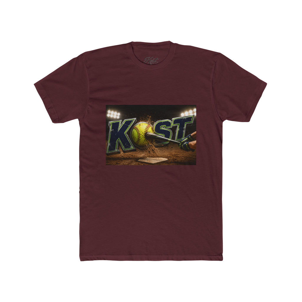 Baseball Stadium Graphic Tee — "Kast" Night Game Design