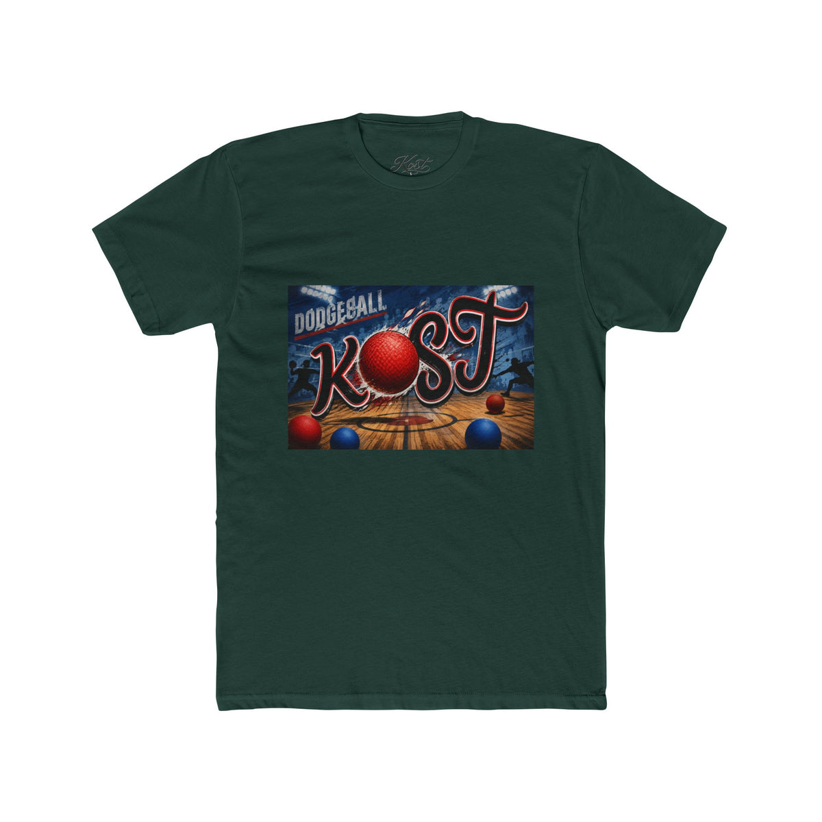 Dodgeball KOST Retro Graphic Tee — Vintage Sports Crew Shirt