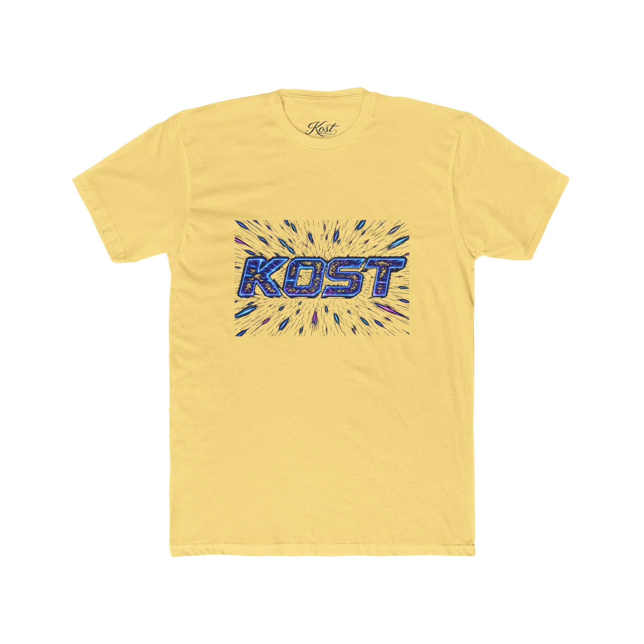 KOST Retro Blast Graphic Tee — Vintage Blue Speed Logo T-Shirt
