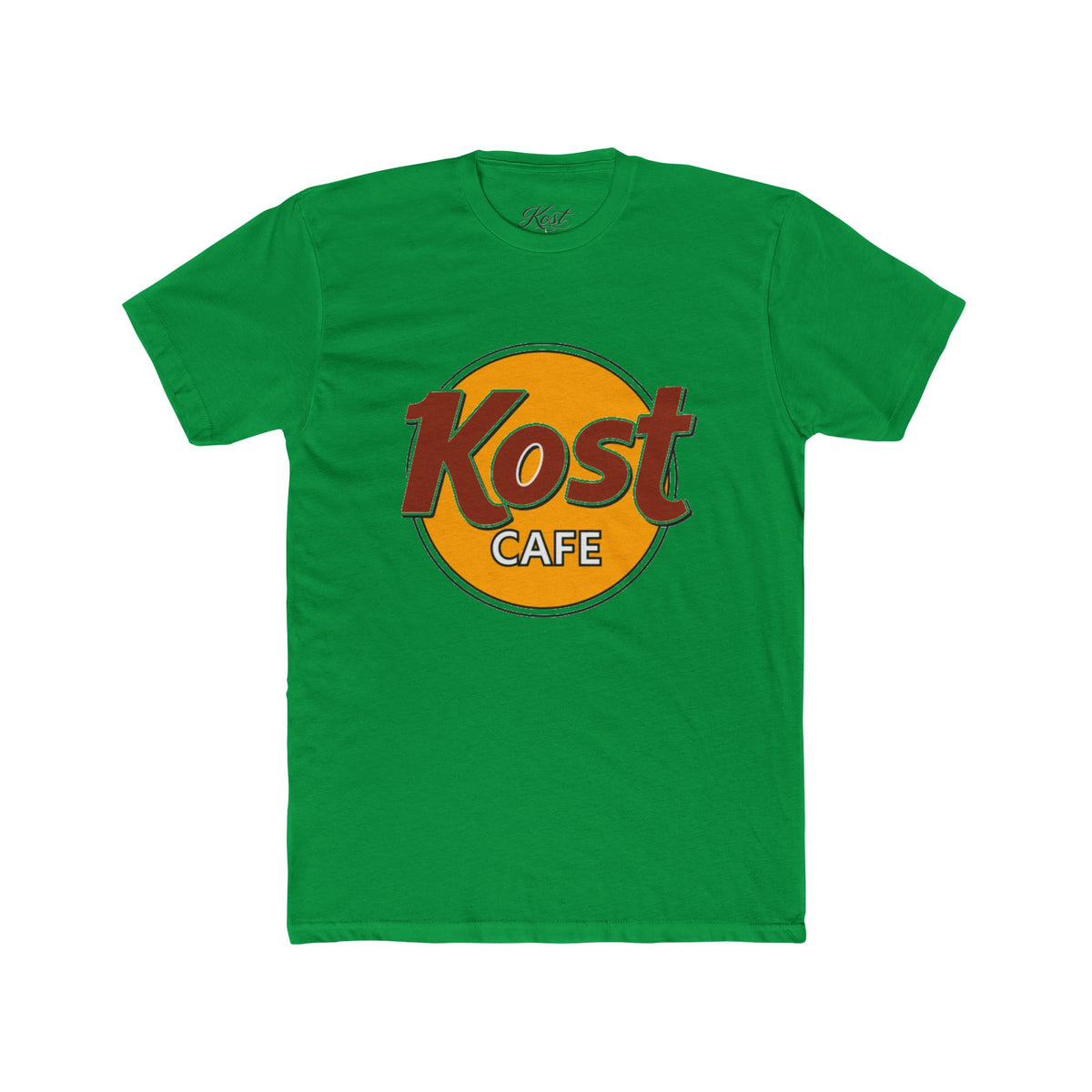 Kost Café Logo Tee — Vintage Retro Coffee Shop T-Shirt