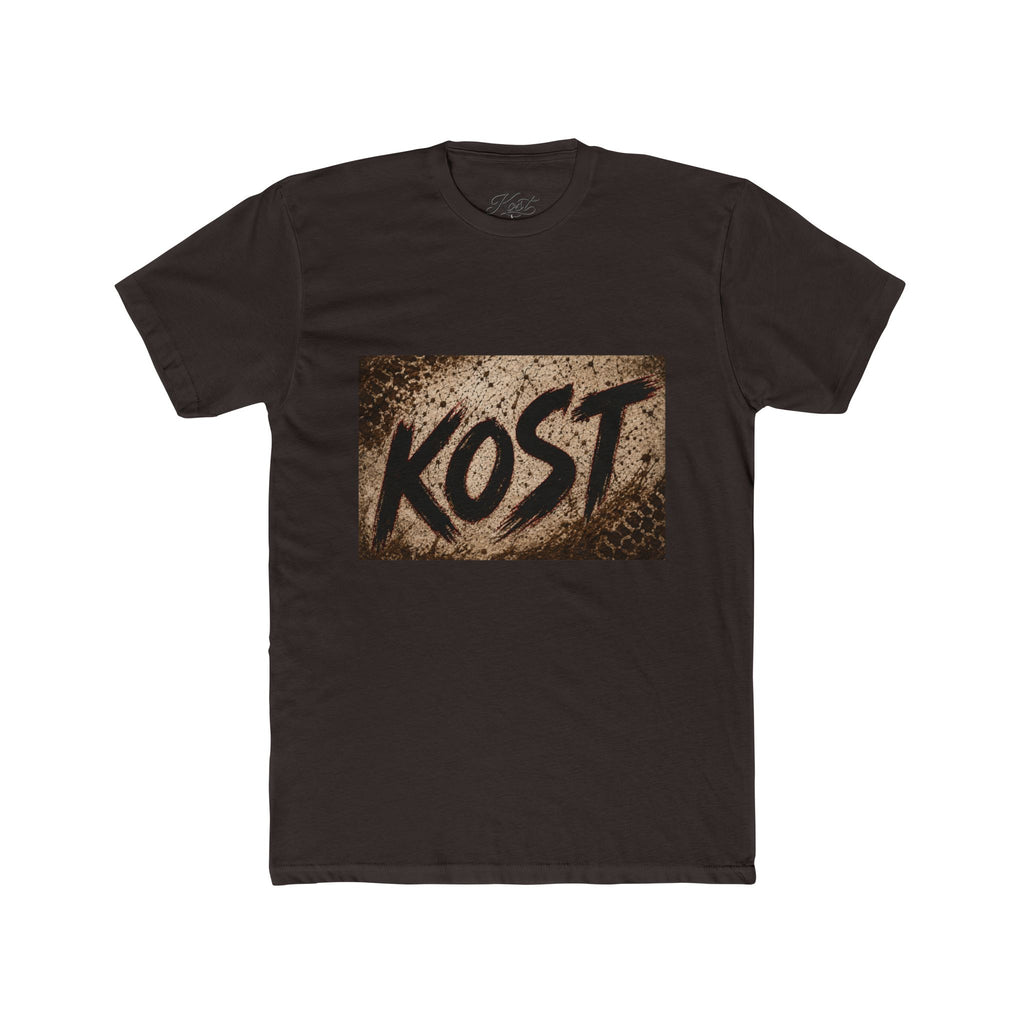 KOST Graphic T-Shirt – Vintage Brown Logo Tee