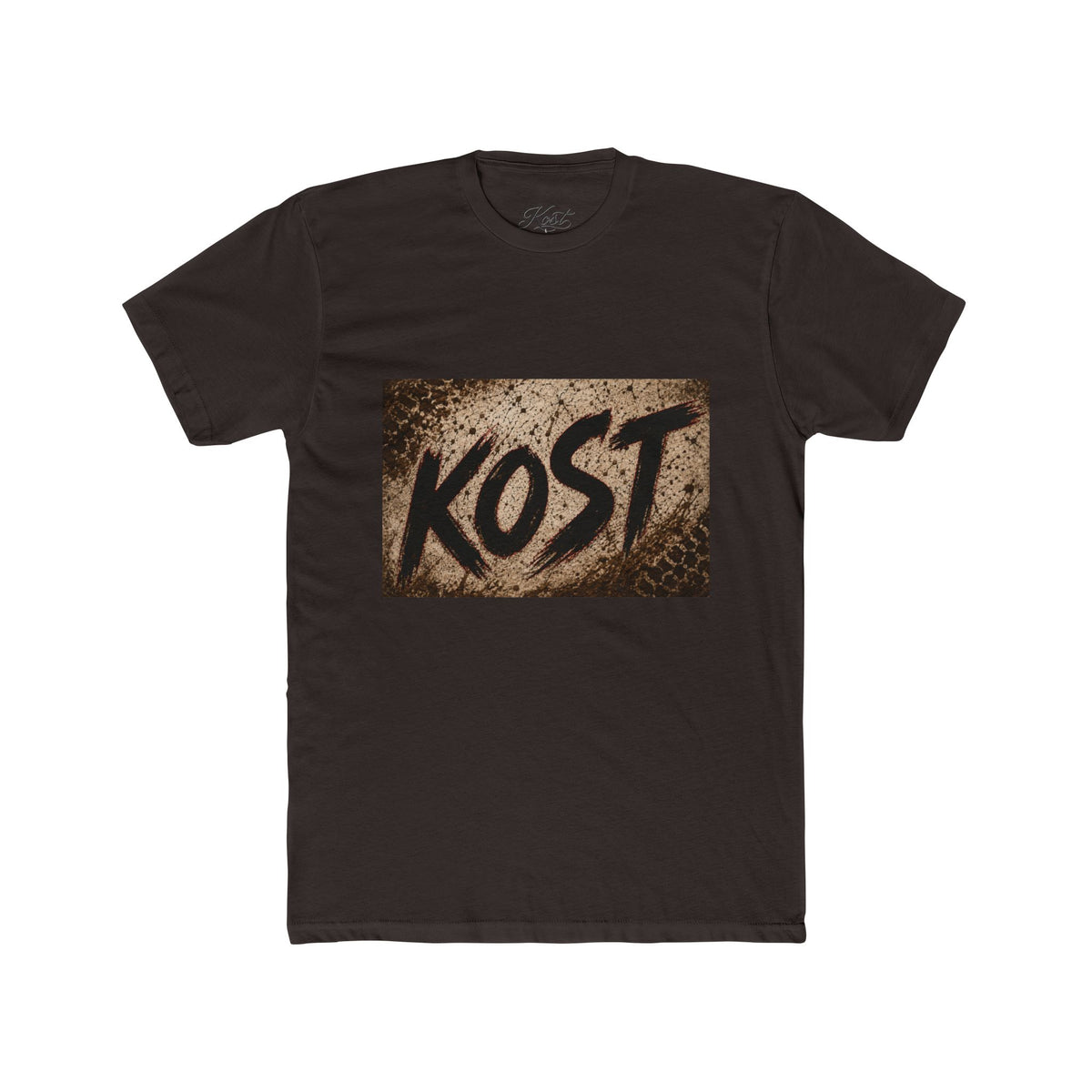 KOST Graphic T-Shirt – Vintage Brown Logo Tee