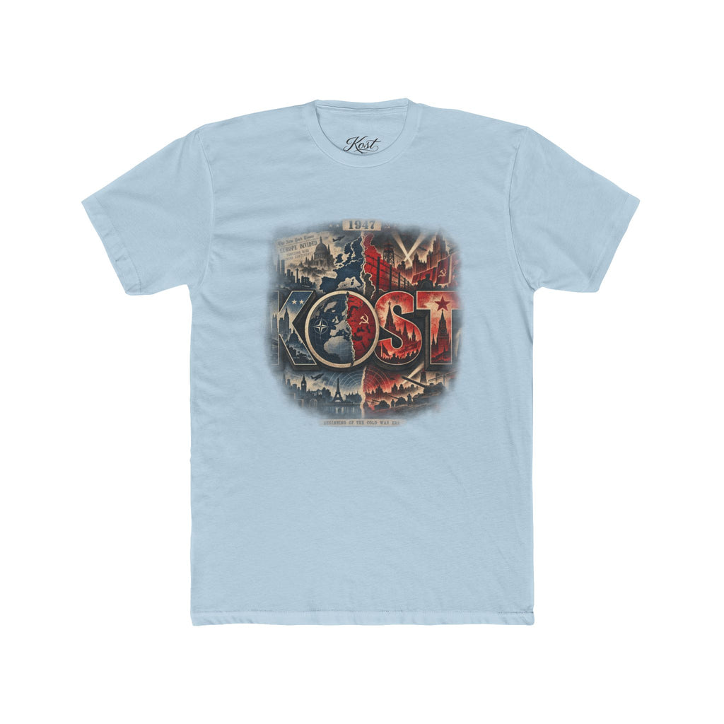 LOST Vintage Adventure Tee — Distressed Map Graphic Crew Shirt