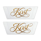 Men’s Removable-Strap Sandals with Elegant Gold Monogram