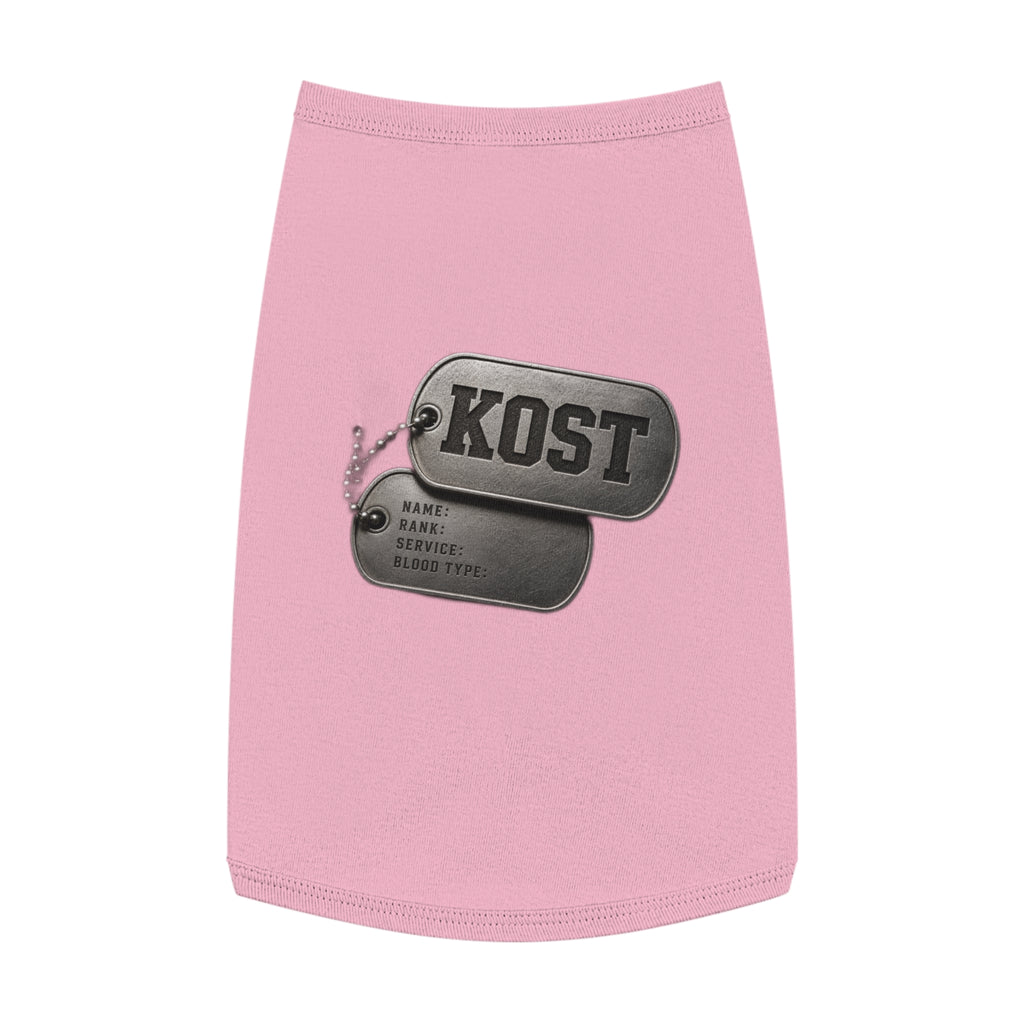 KUST Dog Tag Graphic Pet Tank Top