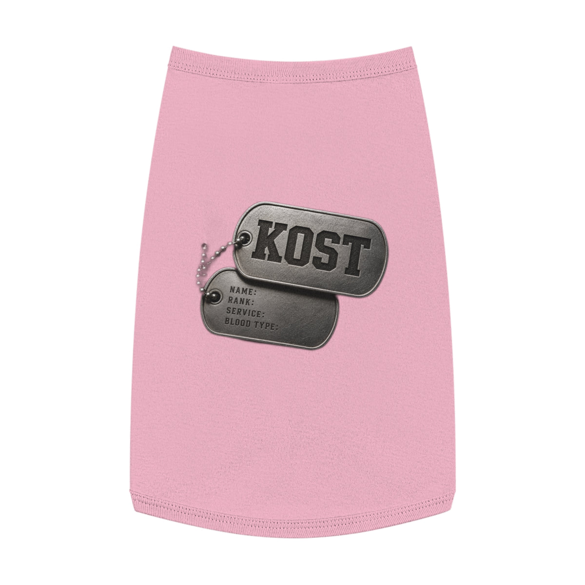 KUST Dog Tag Graphic Pet Tank Top
