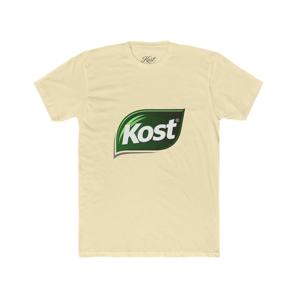Kost Leaf Logo T-Shirt — Casual Green Logo Tee