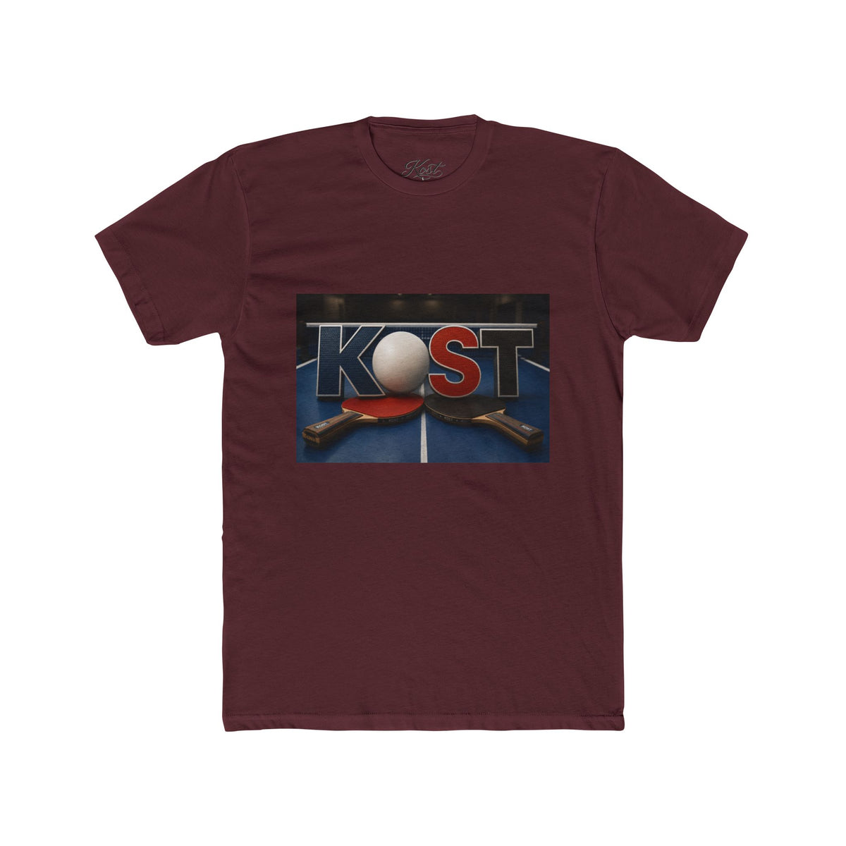 Table Tennis Crew Tee — KOST Paddle & Ball Graphic