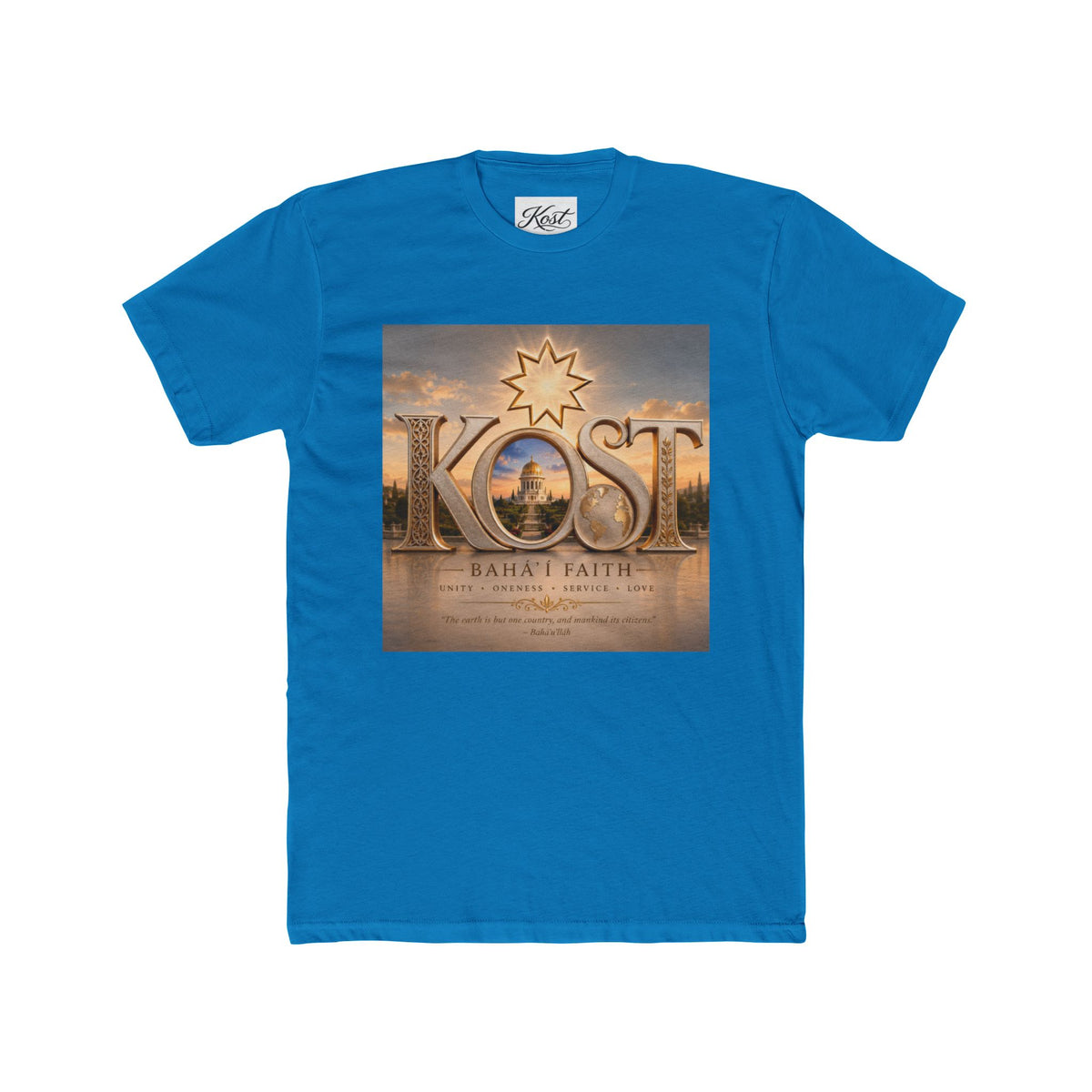 Bahá’í Faith K.O.S.T. Graphic Tee – Spiritual Sunrise Logo T-Shirt