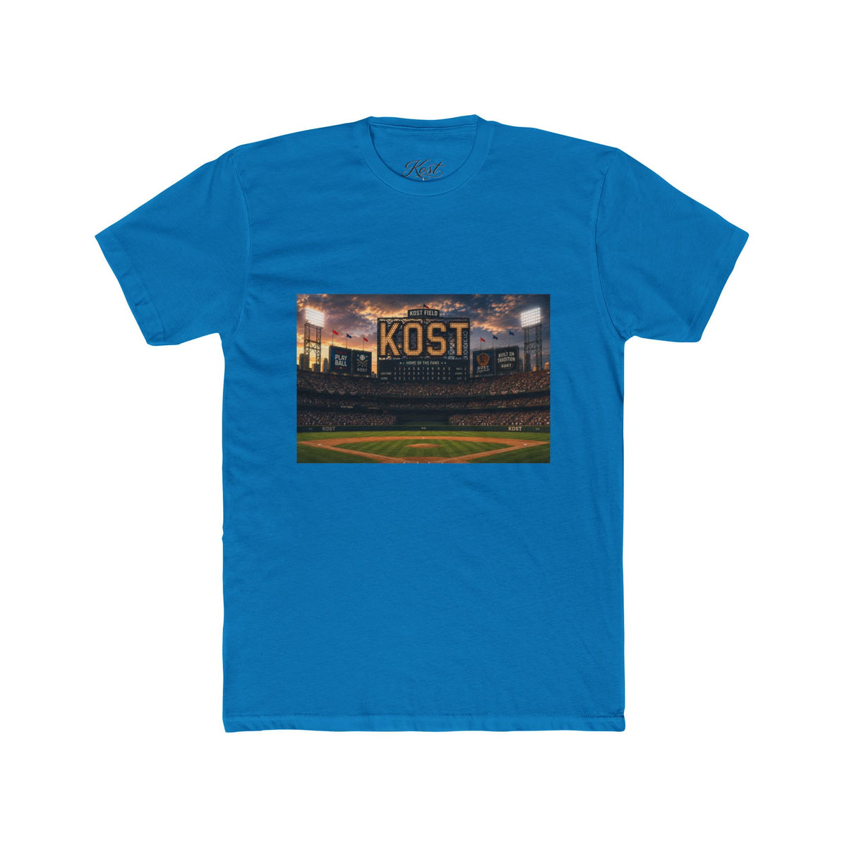 KOST Stadium Baseball Tee — Vintage Ballpark Graphic T-Shirt