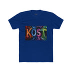KOST Colorful Smoke Graphic Tee — Vibrant Abstract Lettering T-Shirt