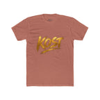 KOST Gold Script T‑Shirt — Streetwear Graphic Tee with Metallic Brush Lettering