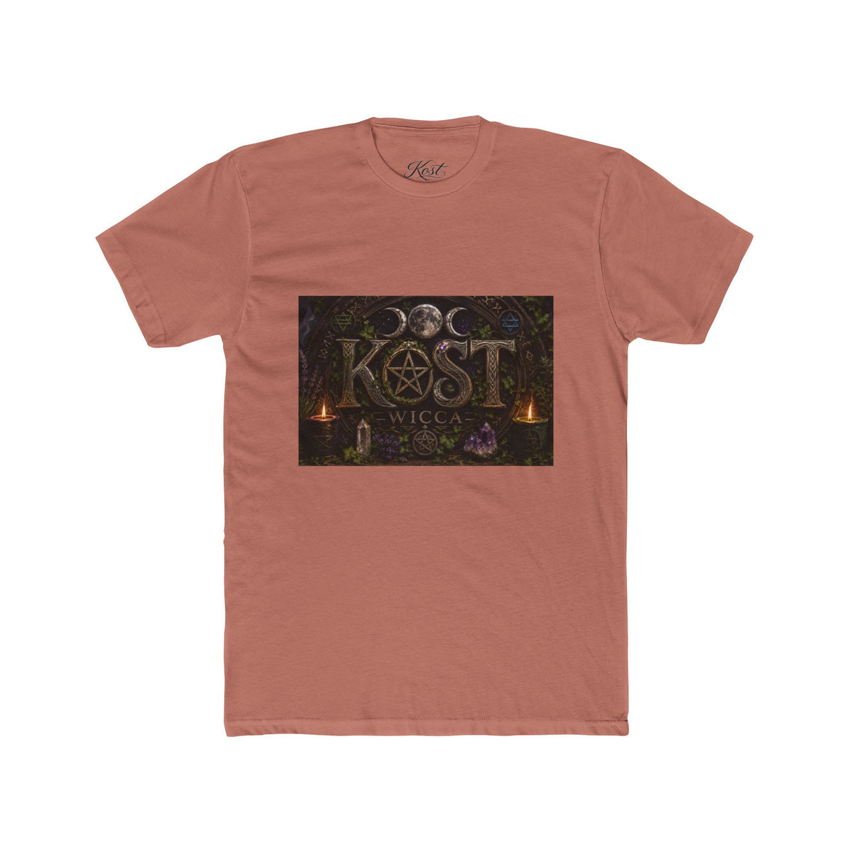 Wiccan KØST Moon Phases Graphic Tee — Pagan Witchcraft T-Shirt