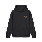 KOST Globe Graphic Hoodie — Vintage Earthtone Logo Heavyweight Sweatshirt