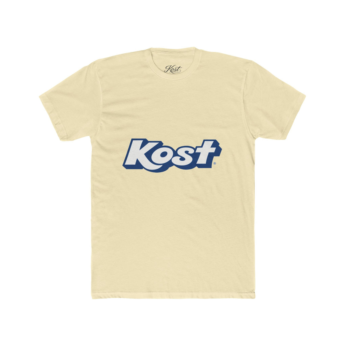 Kost Retro Logo Tee — Vintage Script Graphic T-Shirt