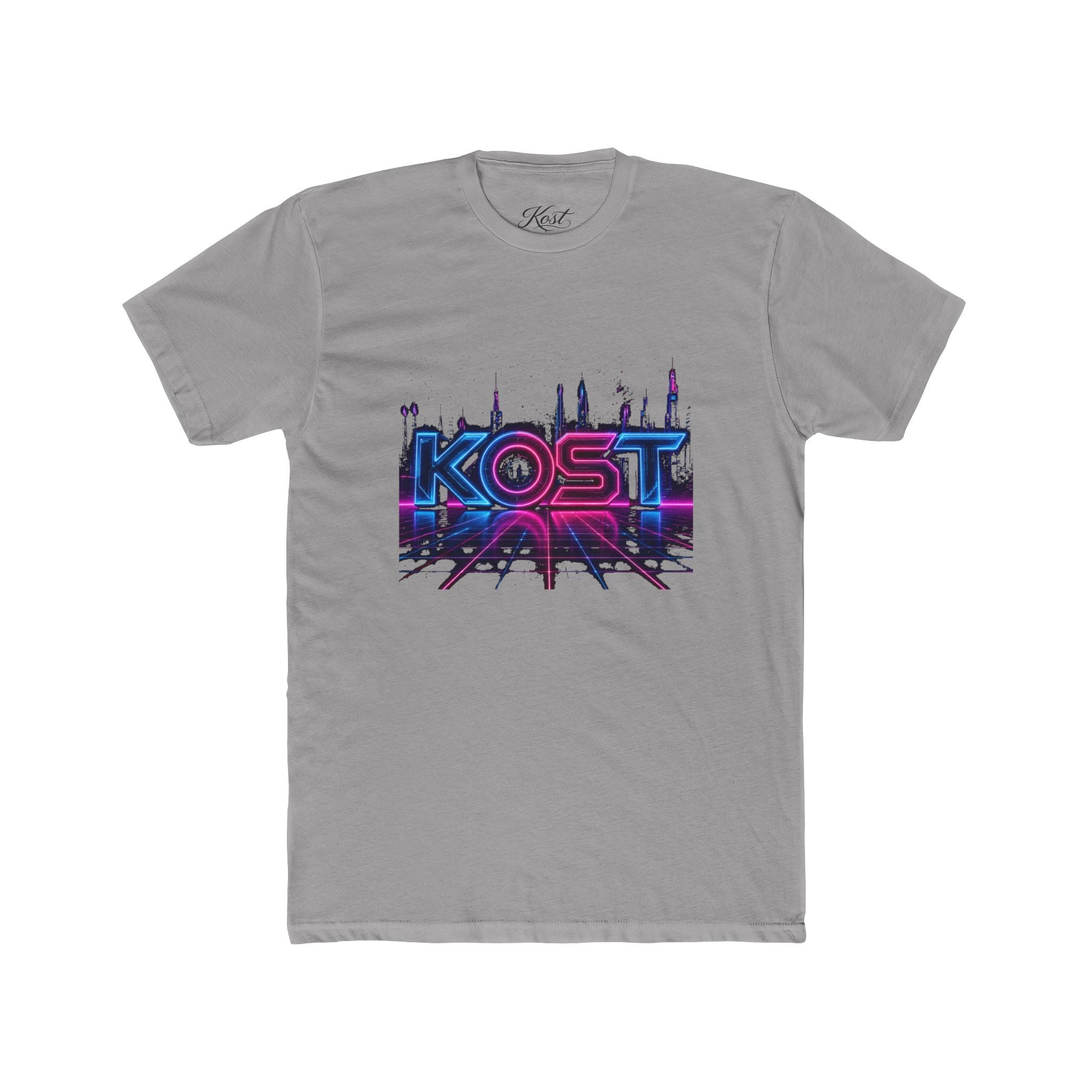 KOST Neon City Graphic Tee — Retro Synthwave Urban Streetwear