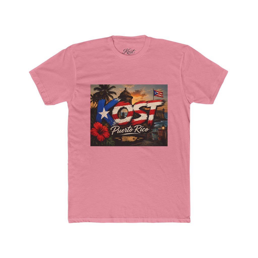 Puerto Rico Love Graphic Tee — 'PR' Flag Design with Old San Juan Vibes