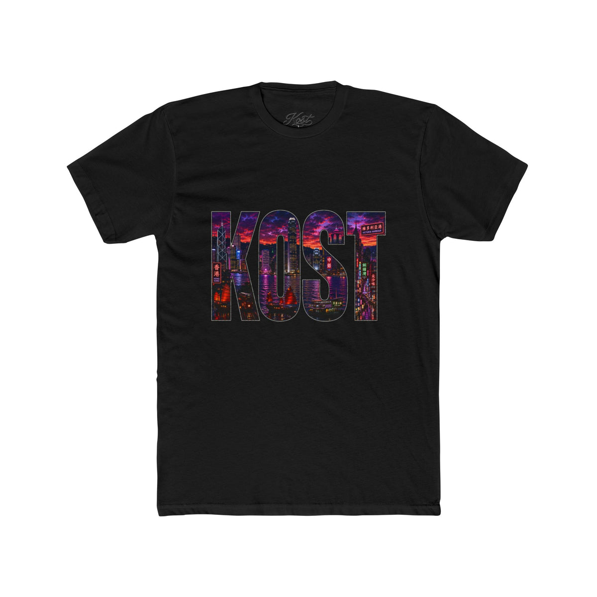 KOST Cityscape Graphic Tee — Bold Urban Lettering T‑Shirt