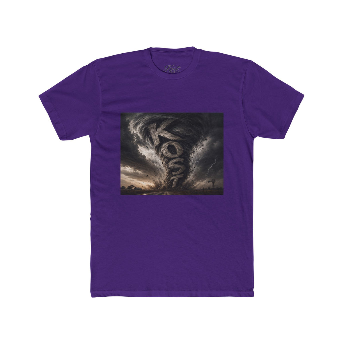 Surreal Storm Cloud Cotton Crew Tee