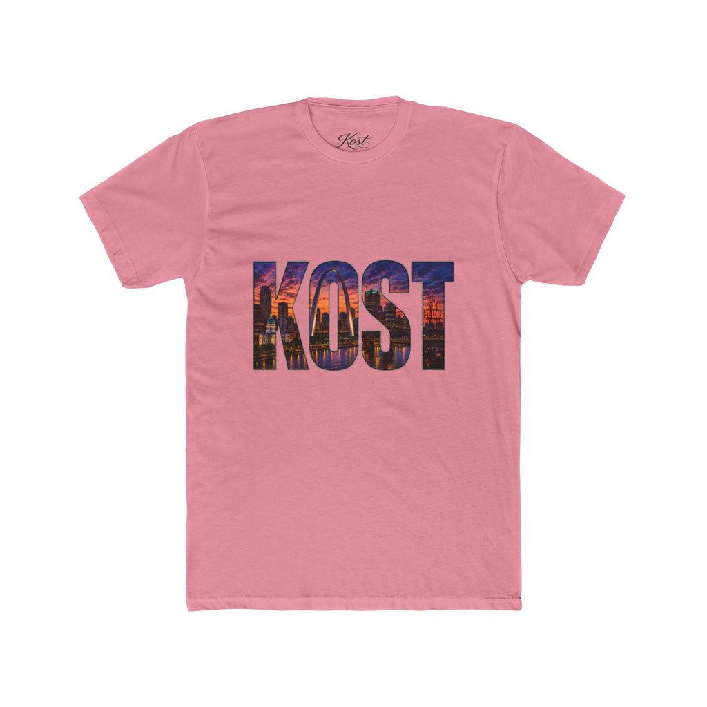KOST Cityscape Graphic Tee — Urban Skyline Lettering T-Shirt