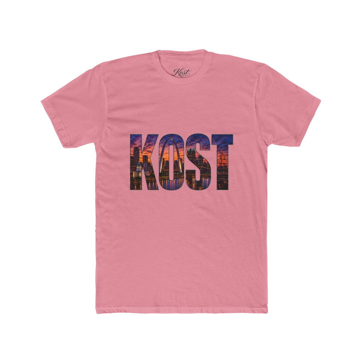 KOST Cityscape Graphic Tee — Urban Skyline Lettering T-Shirt