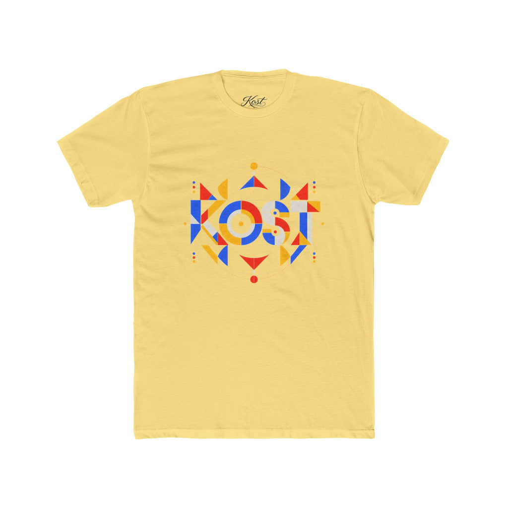Lost Geometric Tee — Colorful Abstract Graphic T-Shirt