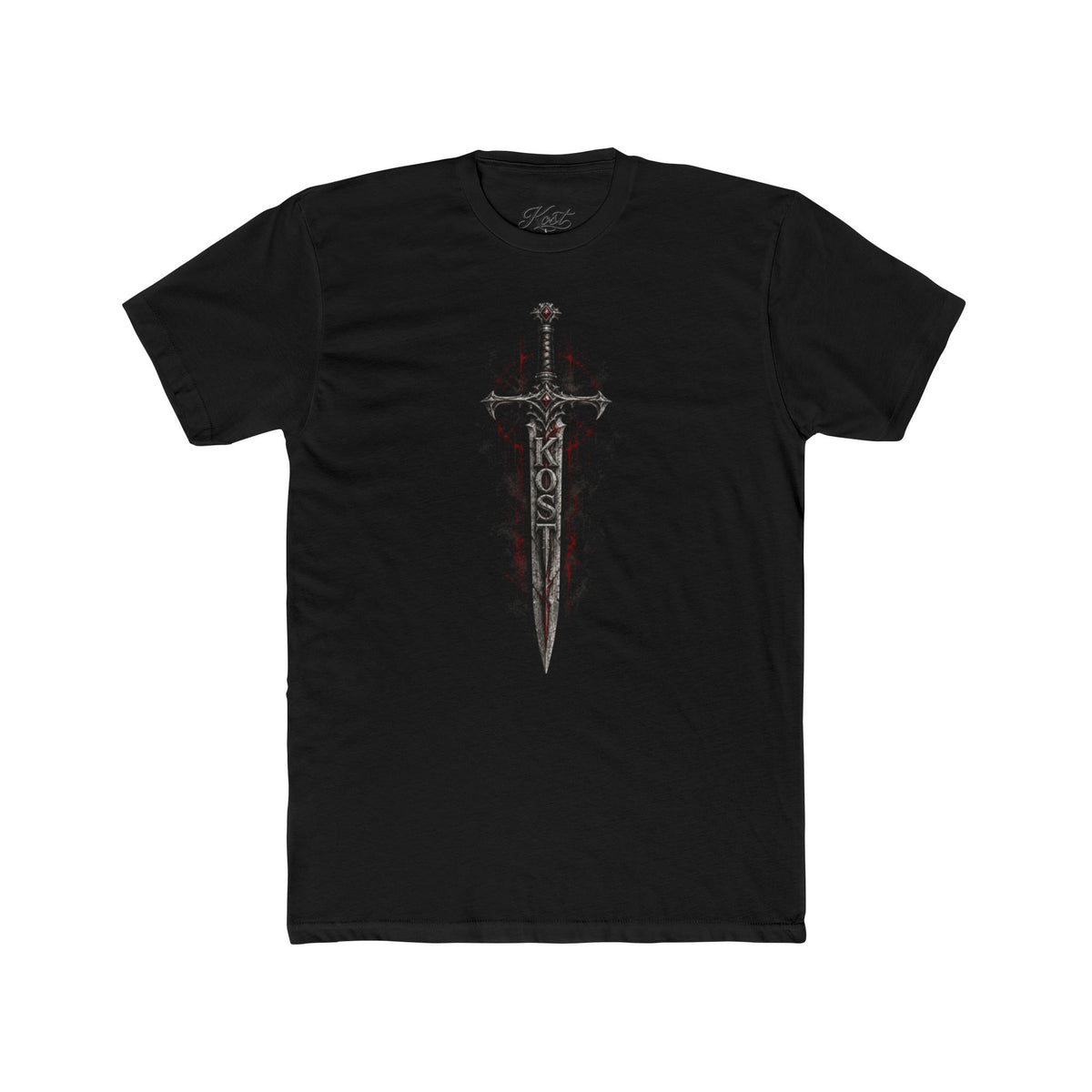 Gothic Sword and Chandelier Graphic T-Shirt