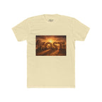 KOST Sunrise Graphic Tee — Vintage Stone Lettering Sunset T-Shirt