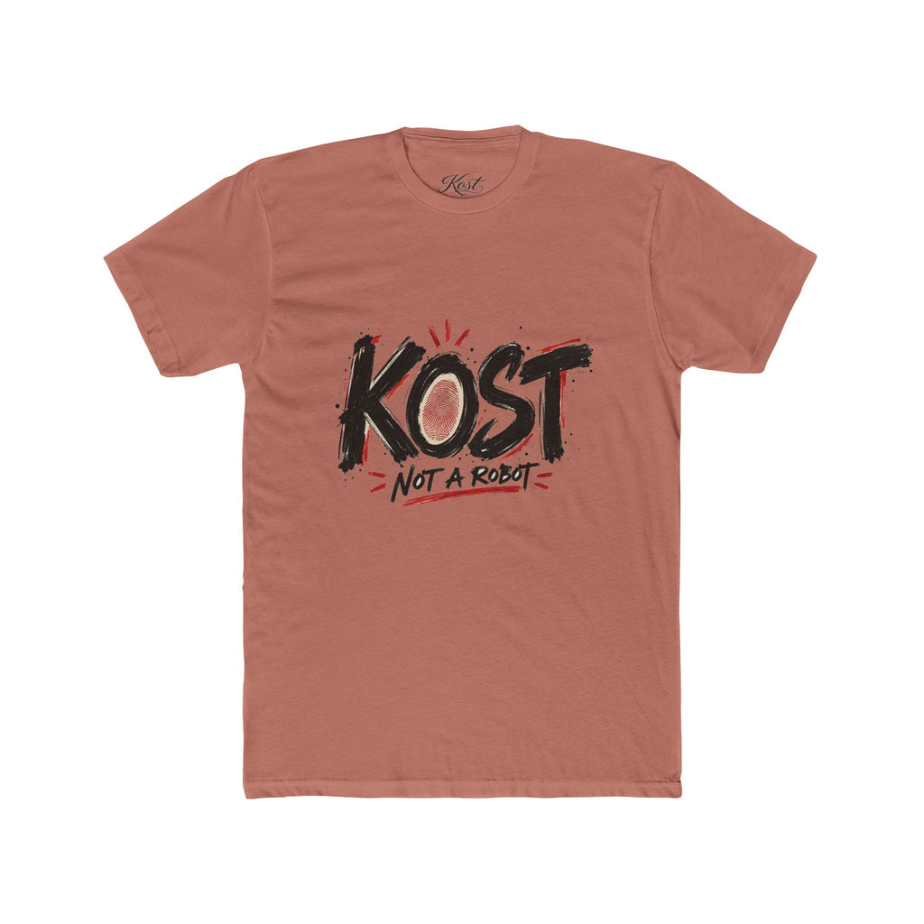 KOST “Not A Robot” Graphic Tee — Casual Streetwear T-Shirt
