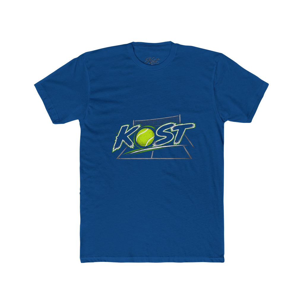 Tennis Tee — 'KOST' Graphic Cotton Crew Shirt