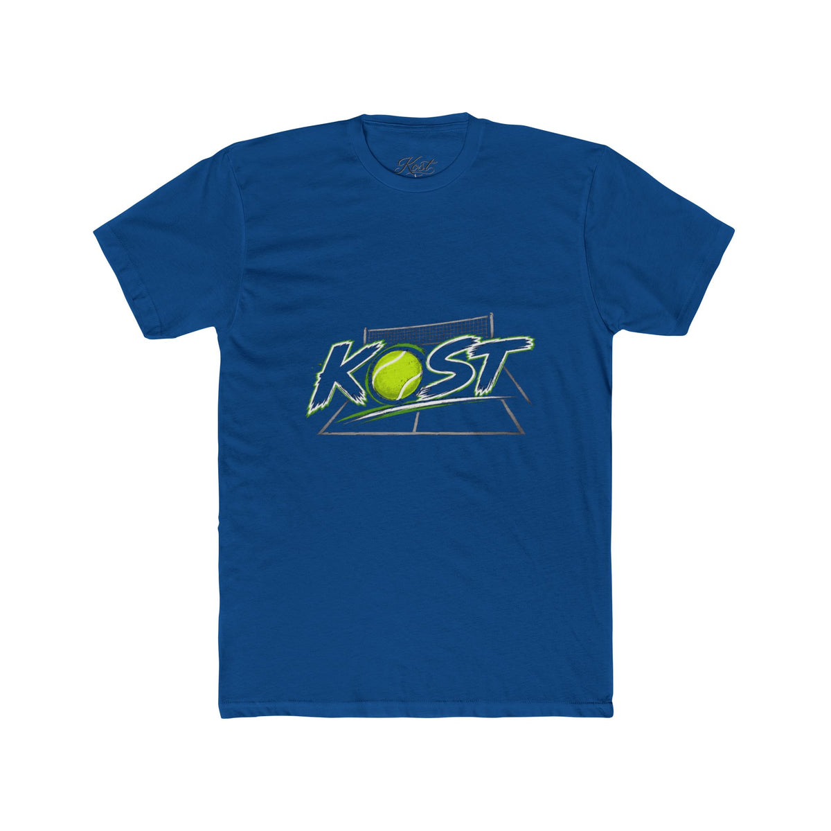 Tennis Tee — 'KOST' Graphic Cotton Crew Shirt