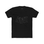 KOST Sketch Logo Tee — White Cotton Graphic T‑Shirt