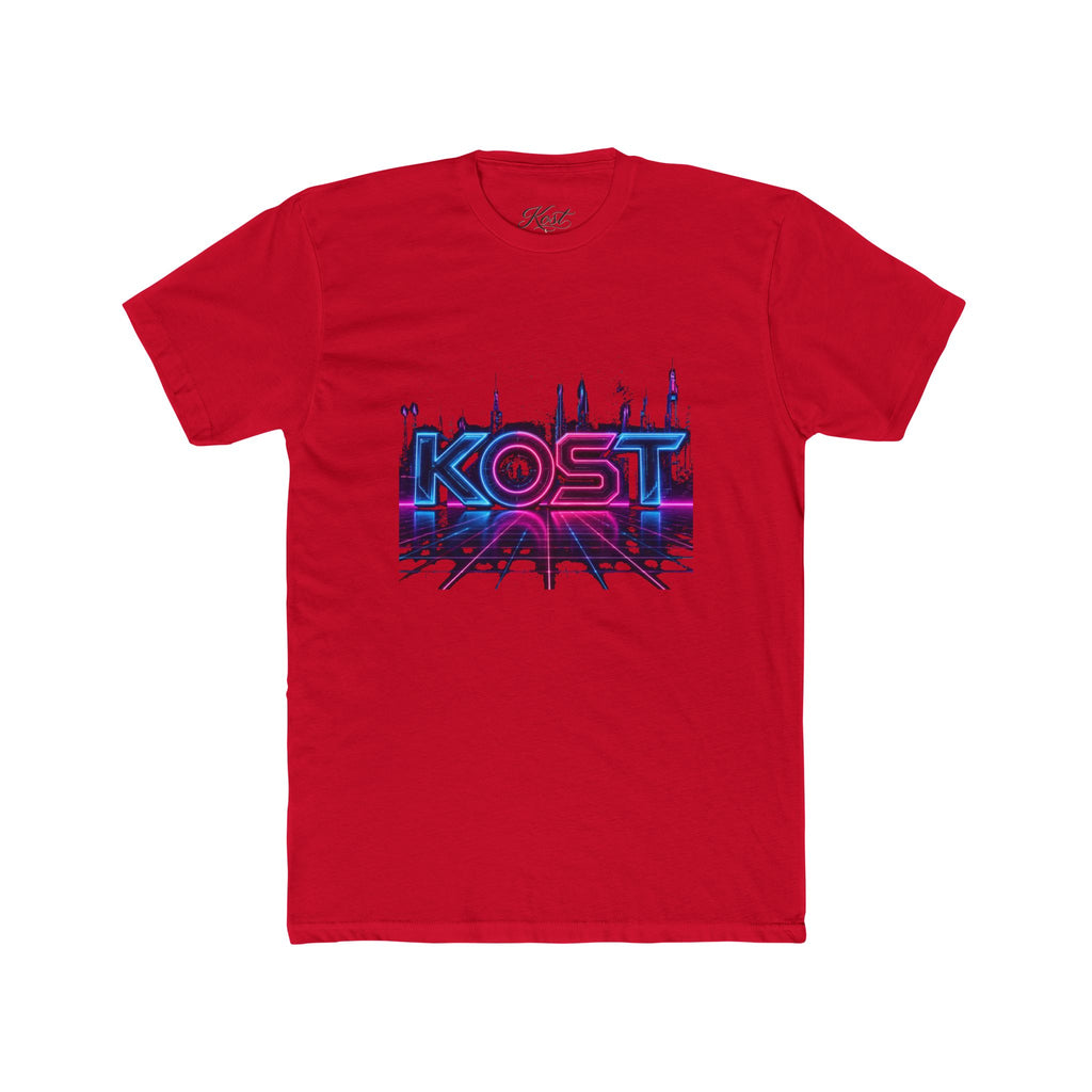 KOST Neon City Graphic Tee — Retro Synthwave Urban Streetwear