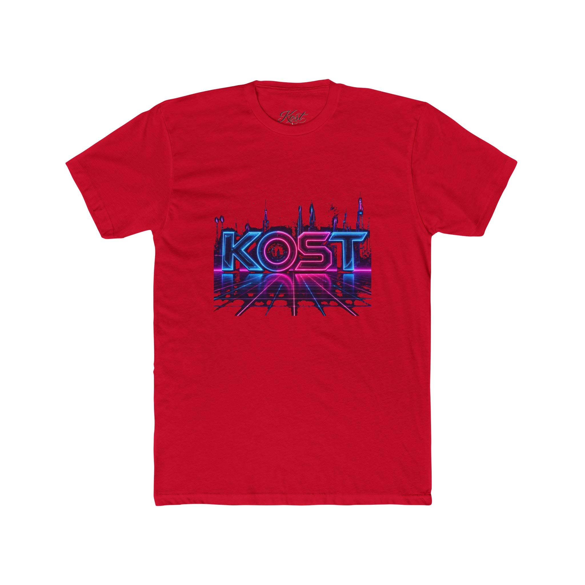 KOST Neon City Graphic Tee — Retro Synthwave Urban Streetwear