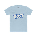 KOST Retro Logo T‑Shirt — Bold Blue Graphic Crew Tee