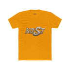 KOST Metallic Logo Tee - Retro Chrome Graphic T-Shirt