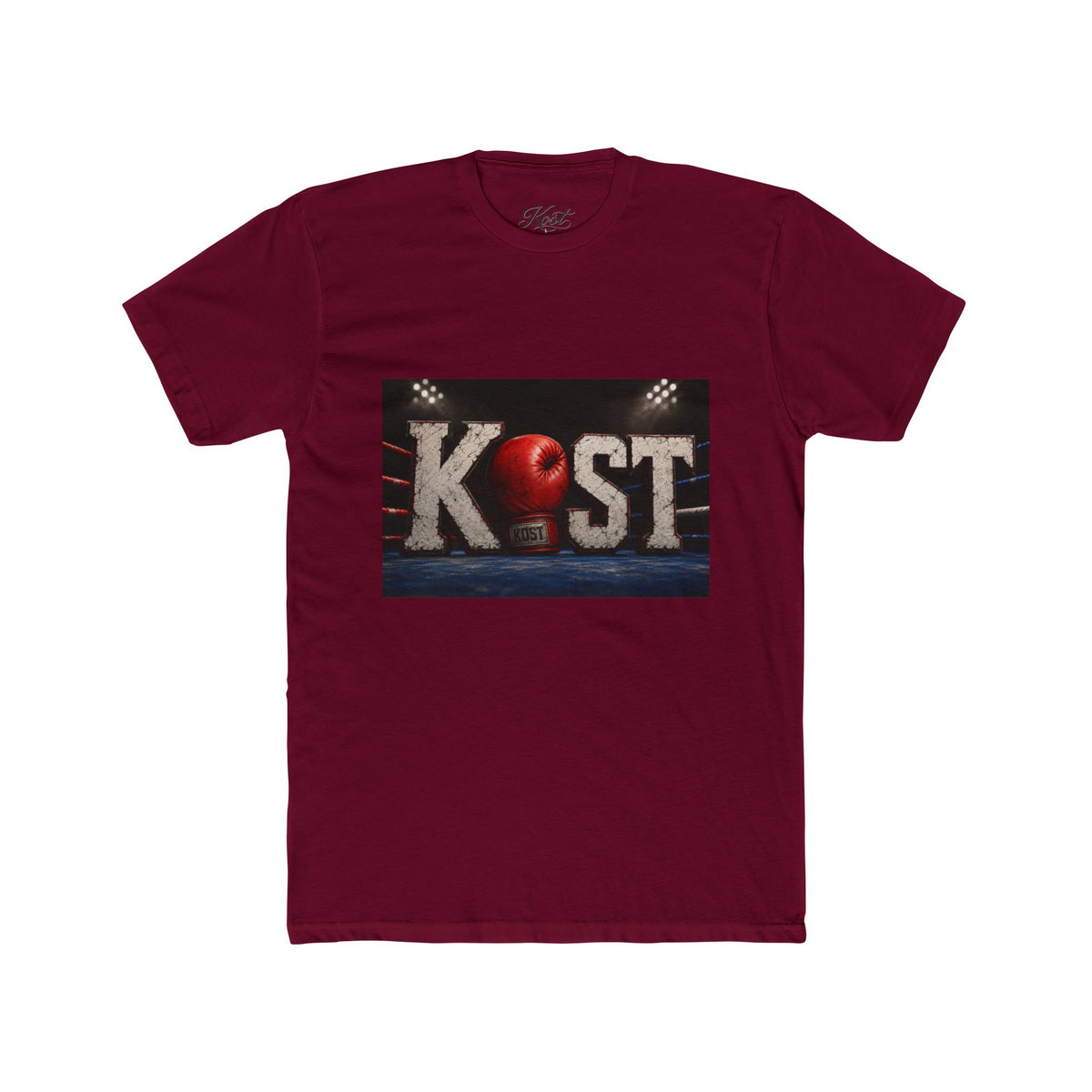 Boxing Ring 'KOST' Graphic Tee — Vintage Fight Night T-Shirt