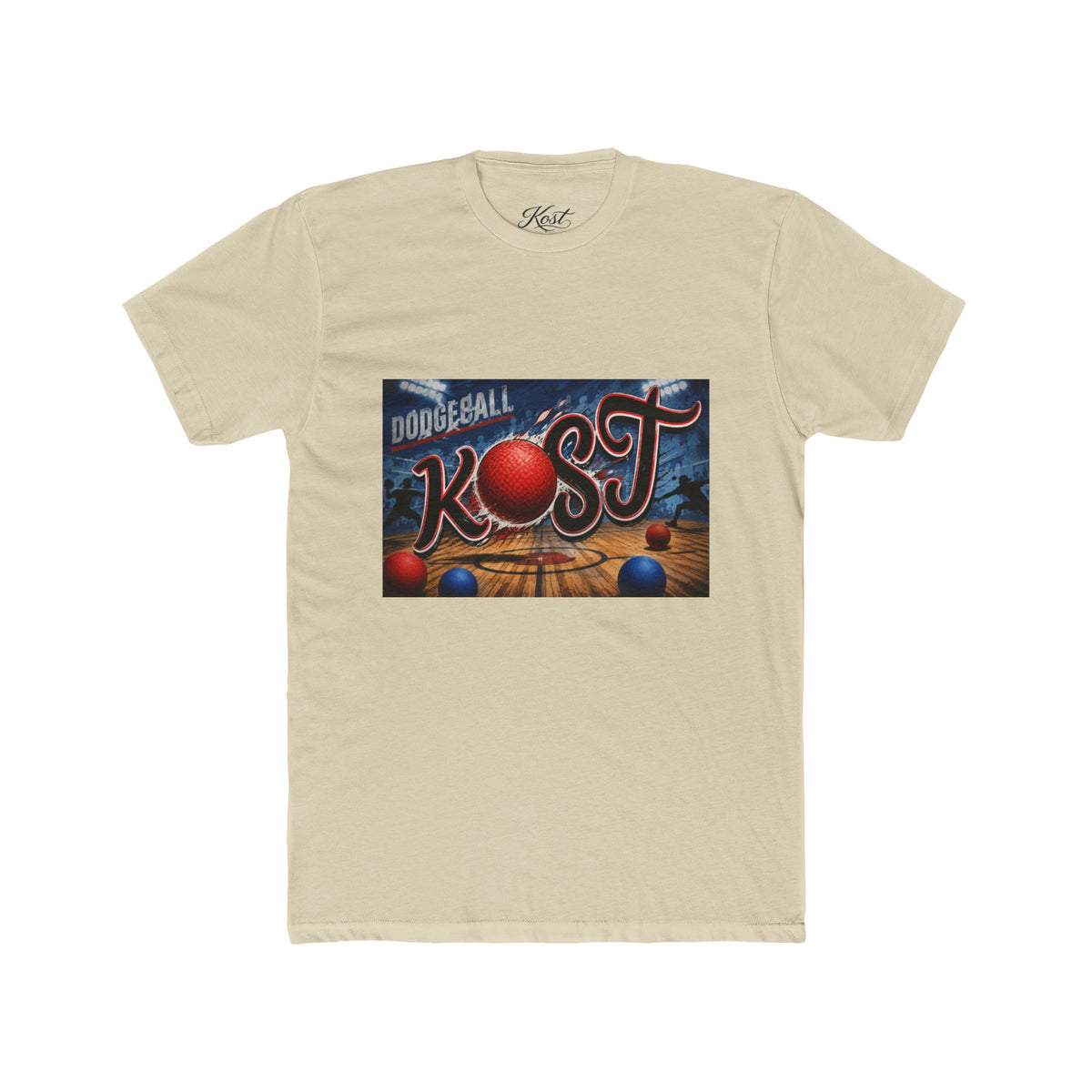 Dodgeball KOST Retro Graphic Tee — Vintage Sports Crew Shirt