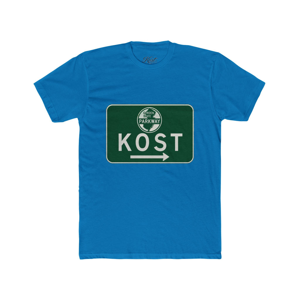 Kost Parkway Road Sign T‑Shirt — Retro Green Route Graphic Tee