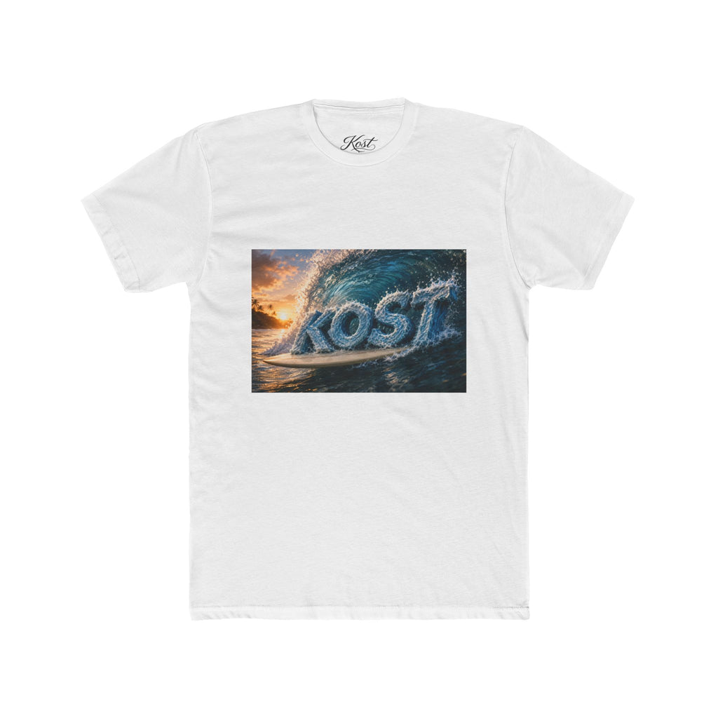 Kost Ocean Wave Graphic Tee — Sunset Surf Crew Shirt