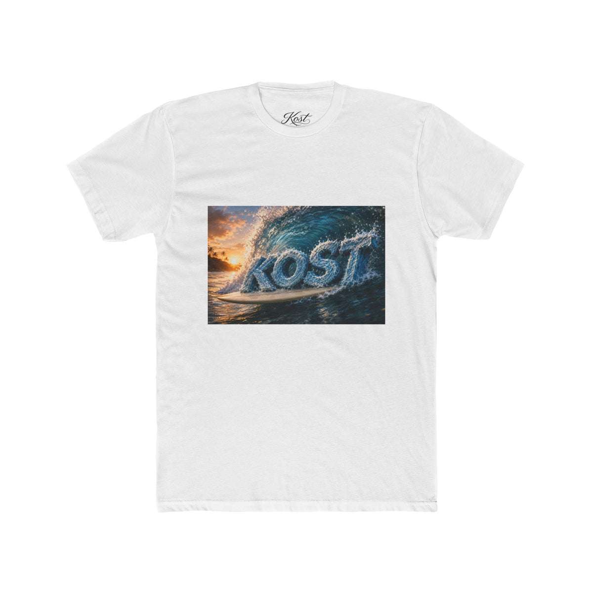 Kost Ocean Wave Graphic Tee — Sunset Surf Crew Shirt