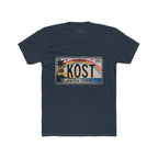 Hawaii License Plate Tee – KOST Aloha State Retro Palm Rainbow T-Shirt